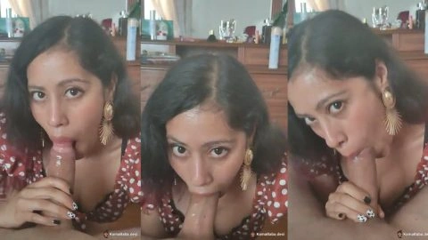 Beautiful desi slut stunning BJ and hand play makes bf cum fast