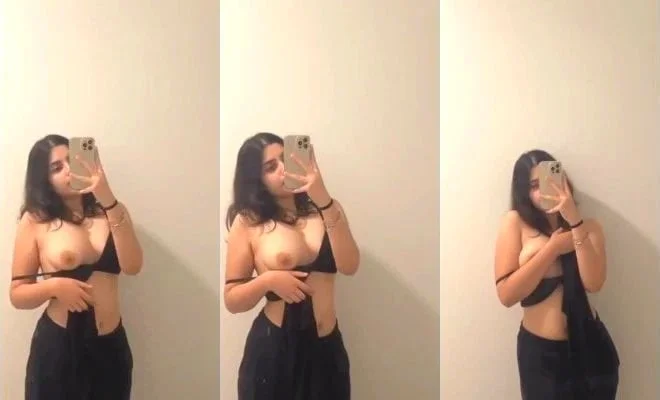 Desi girl strips and record Video for best friend