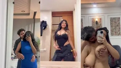 Big boobs Instagram influencer Viral nude MMS in Hotel